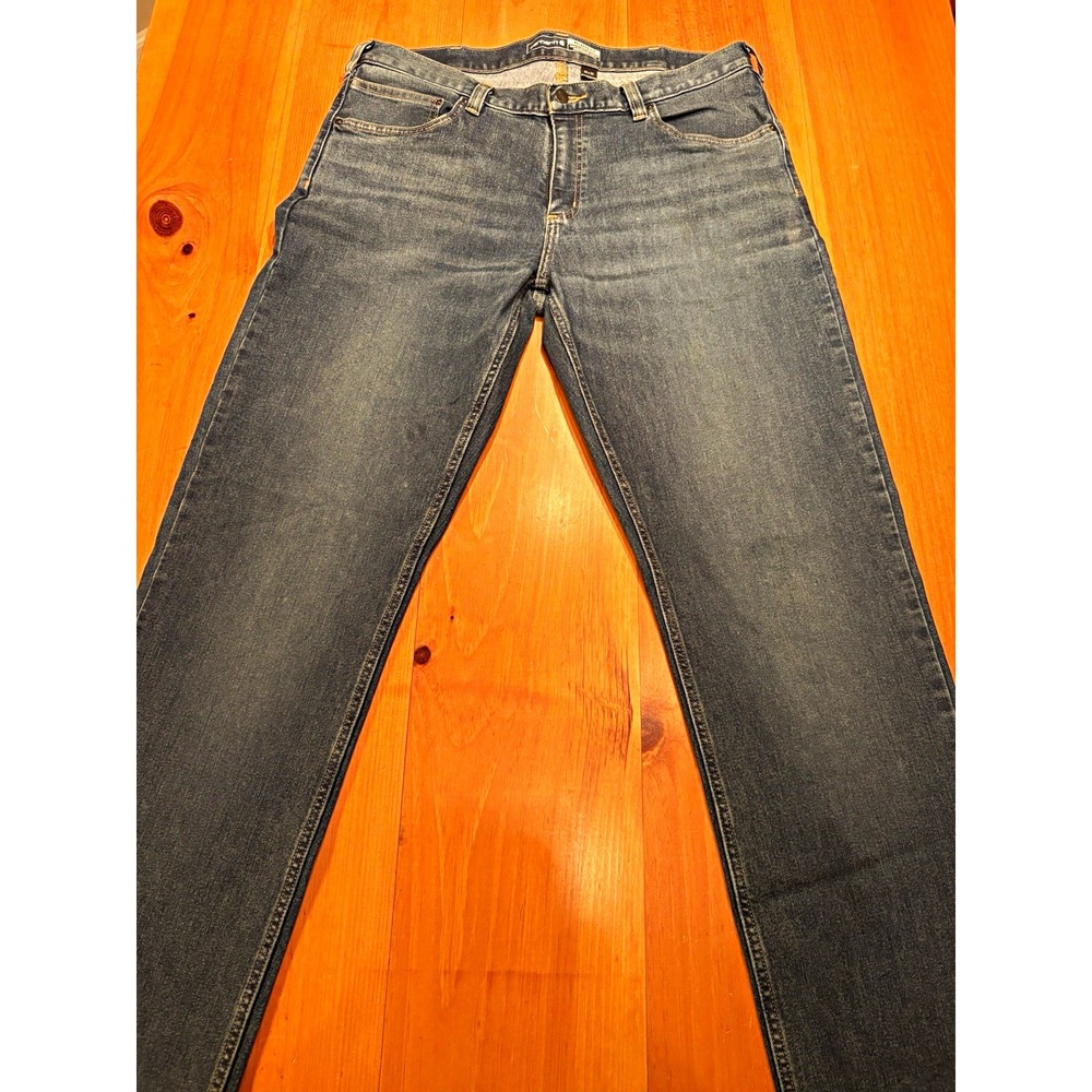 Carhartt Men's 36x36 Force Relaxed Fit Jeans Rainier Rugged Flex 104956 H46